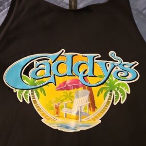 Womens Caddy's Treasure Island Fla Graphic Tank Top XL Good Condition